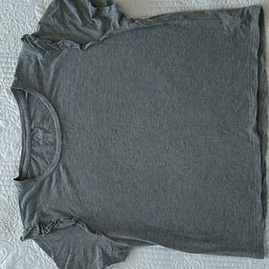 Aerie Ruffle Sleeved Crop T-shirt